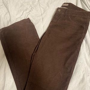 corduroy flare pants